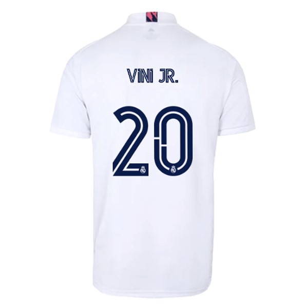 Camiseta Real Madrid Primera equipo NO.20 Vini Jr. 2020-2021 Blanco